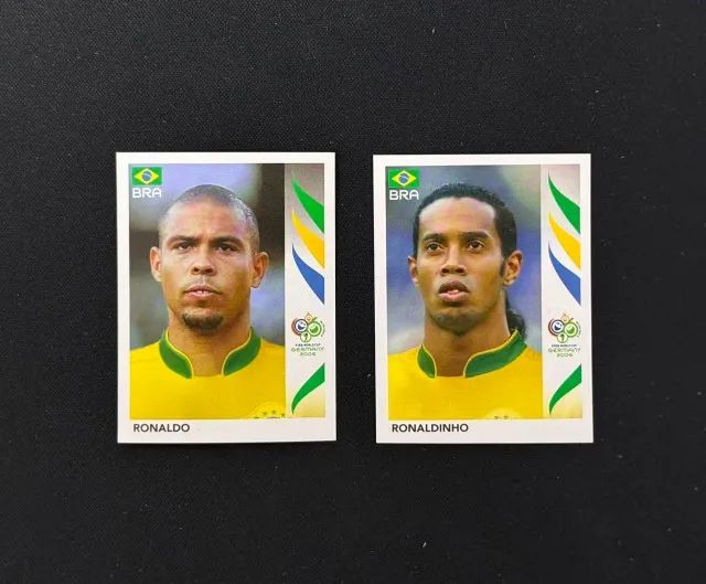 Ronaldo + Ronaldinho Copa 2006 Panini - Novas