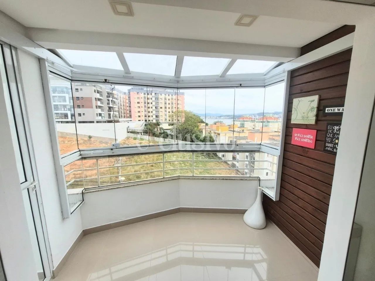 Apartamento 2 dormitórios no Abraão com vista mar - Foto 5