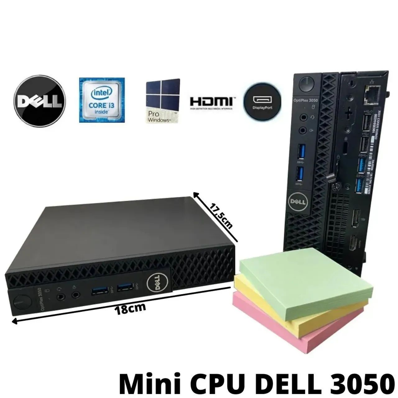 Cpu Dell Optiplex 3050 i3 8gb DDR4 SSD - Foto 3