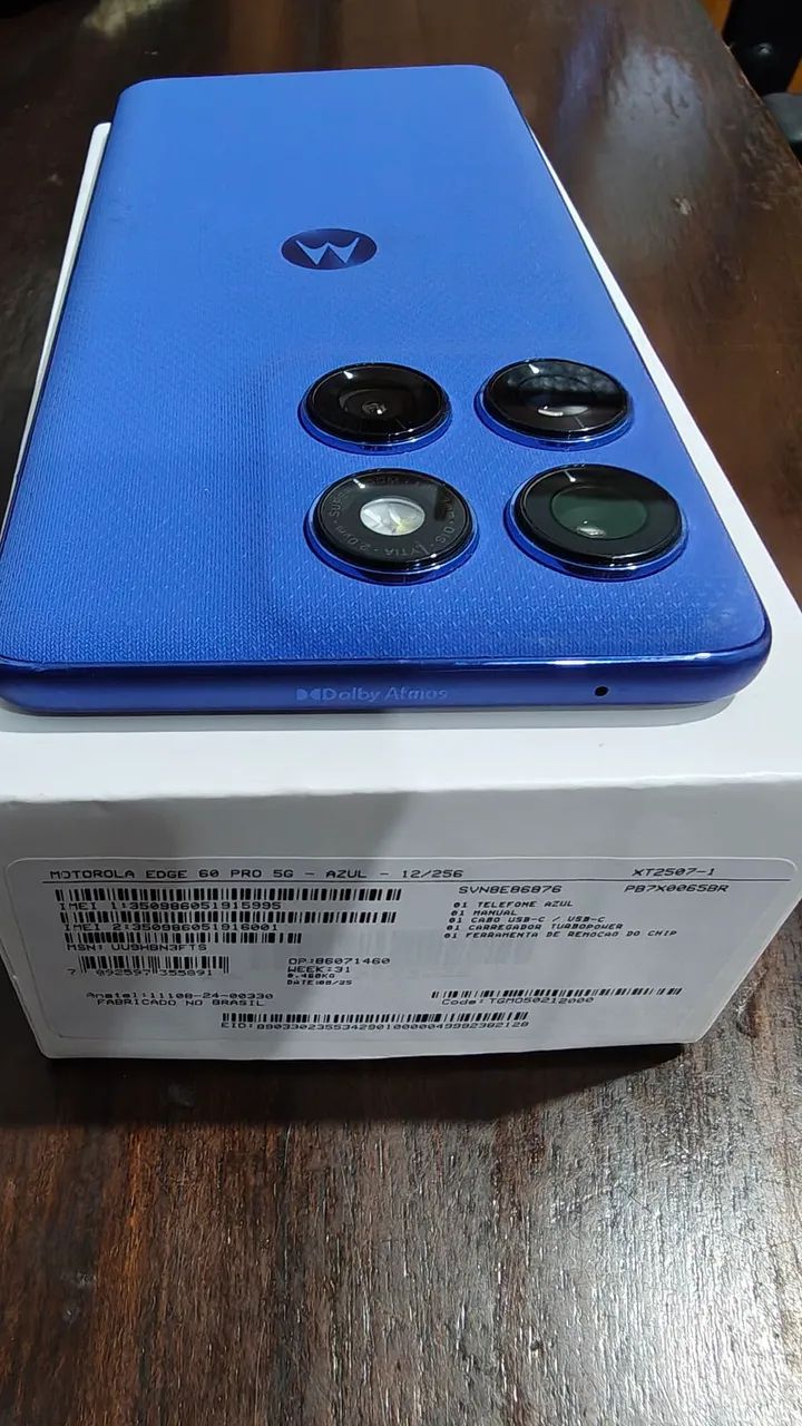 MOTOROLA EDGE 60 PRO AZUL 256 SUPER CONSERVADO