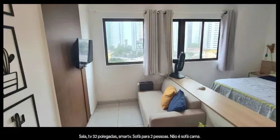 Flat Alugo Mobiliado nos Aflitos - Foto 5