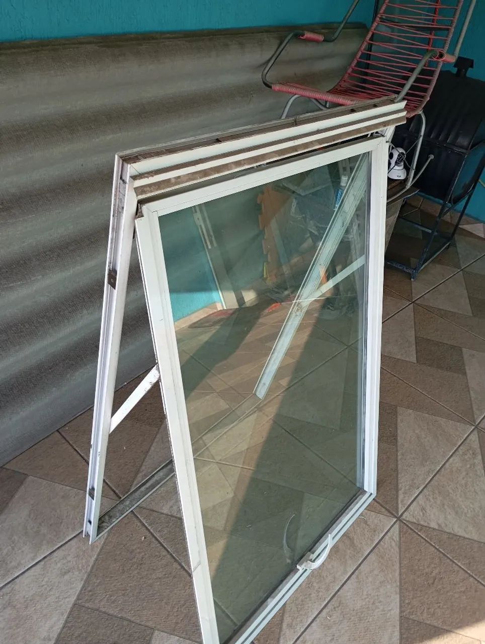 Janela de vidro 