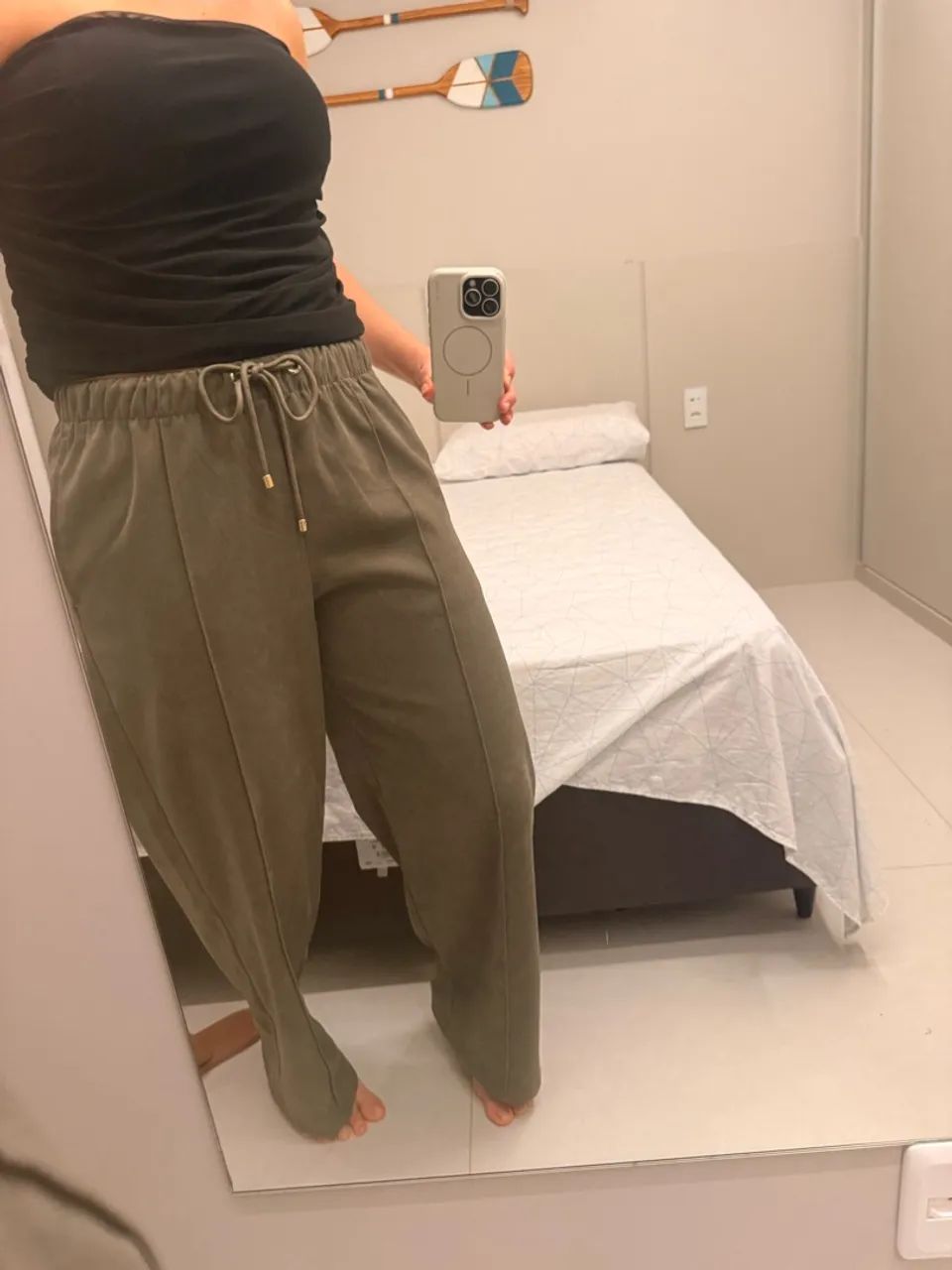 Calça verde Zara - Foto 2