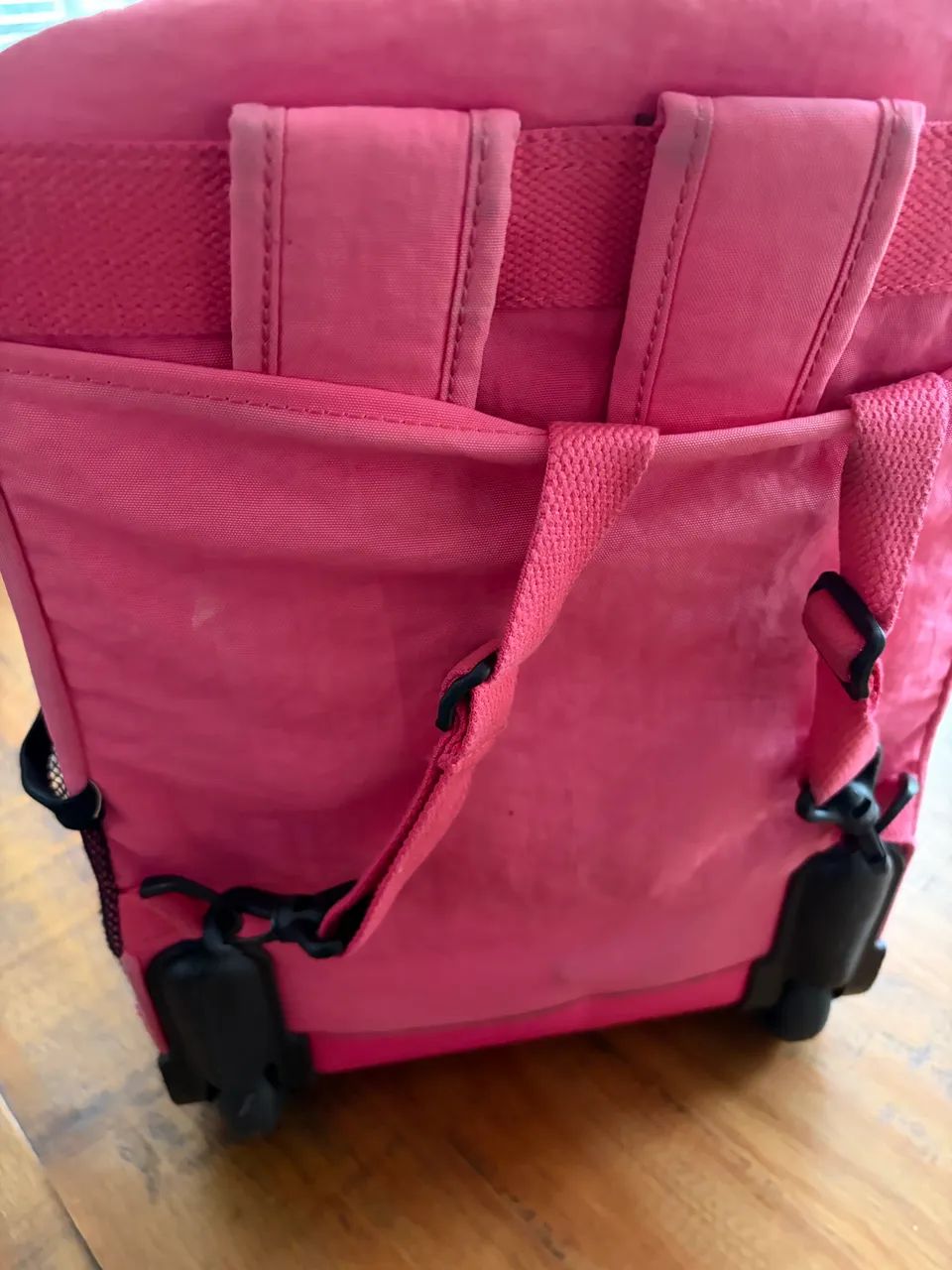 Mochila Kipling Original Rosa com Rodinhas - Foto 2