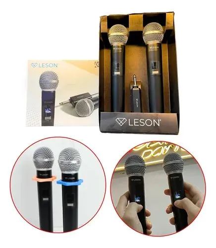 MICROFONE SEM FIO LE SIM LS 702 - Foto 3