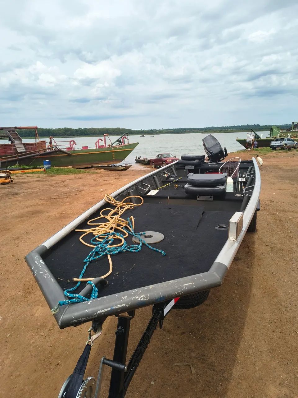 Barco de pesca de alumínio  - Foto 2