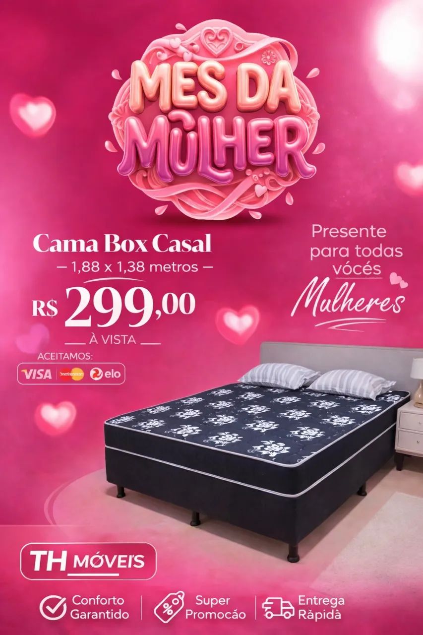 Promoção especial mês da mulher 