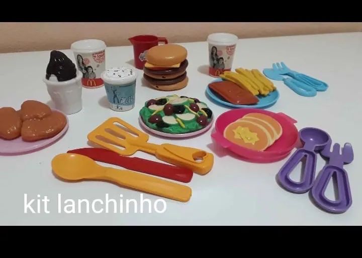 Kit panelinha, comidinha, kit médico e kit praia 