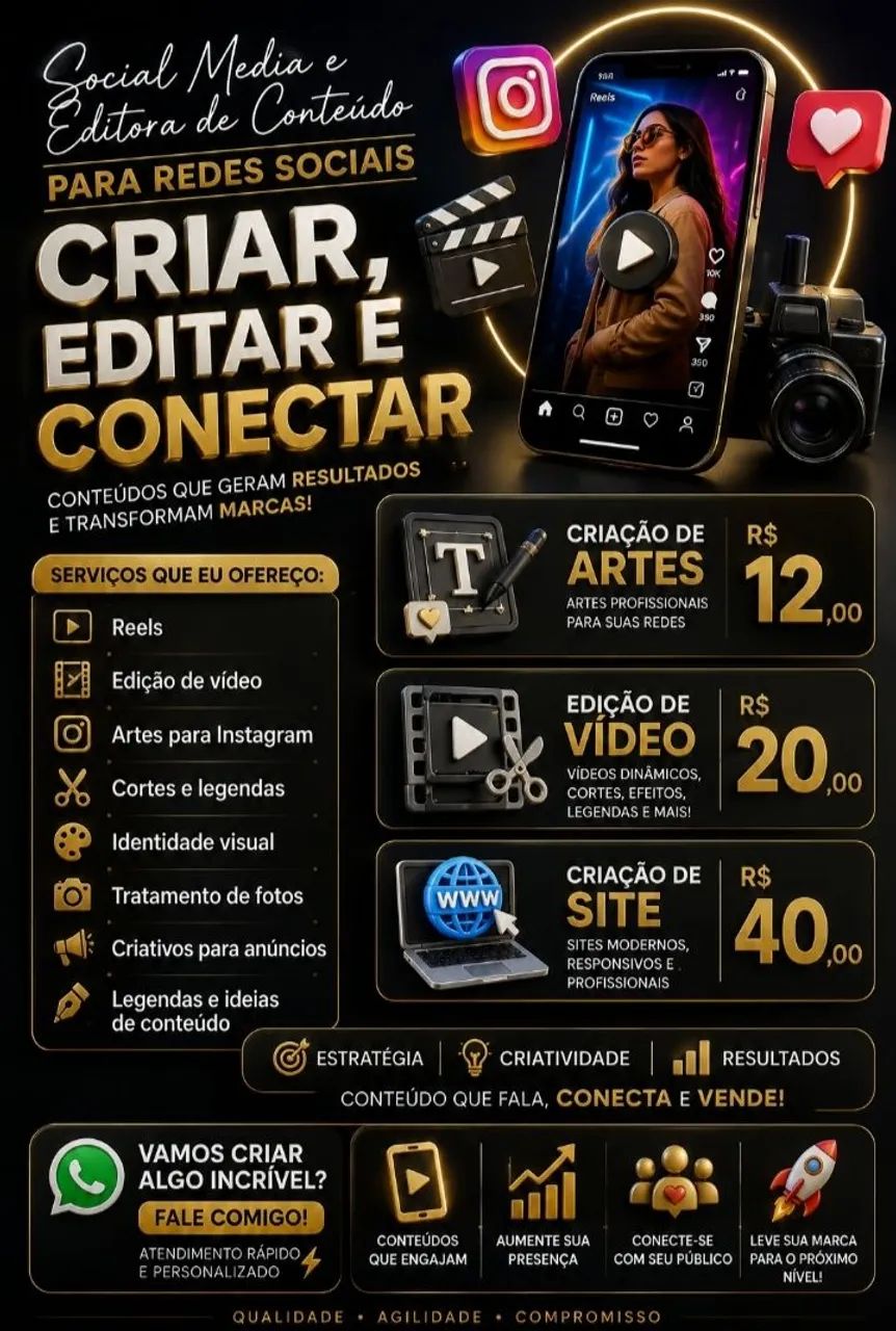 Social média | Desing | edição |
