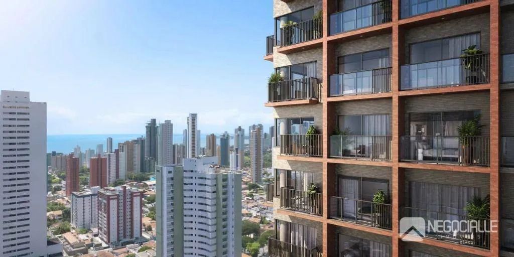 Flats e apartamentos 1 e 2 quartos vista pro mar e lazer completo - Foto 3