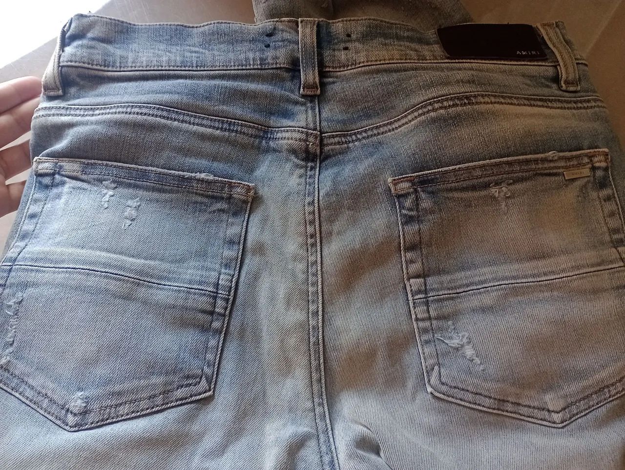 Calça Amiri original 40 a 42 - Foto 4