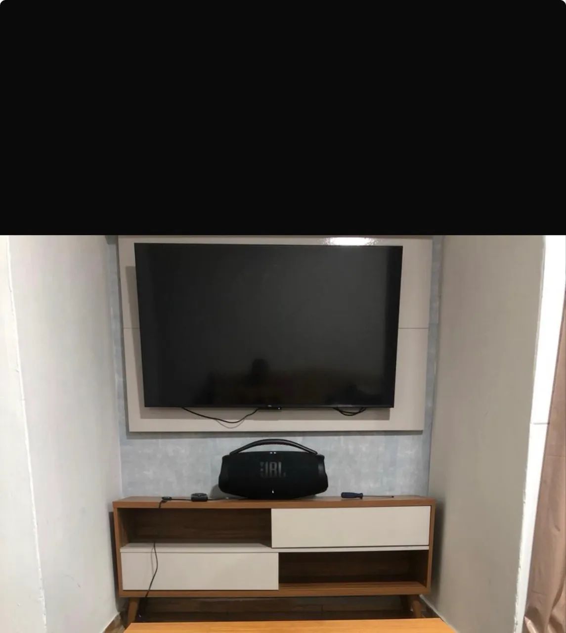 Kit jogo de mesa painel e rack - Foto 3