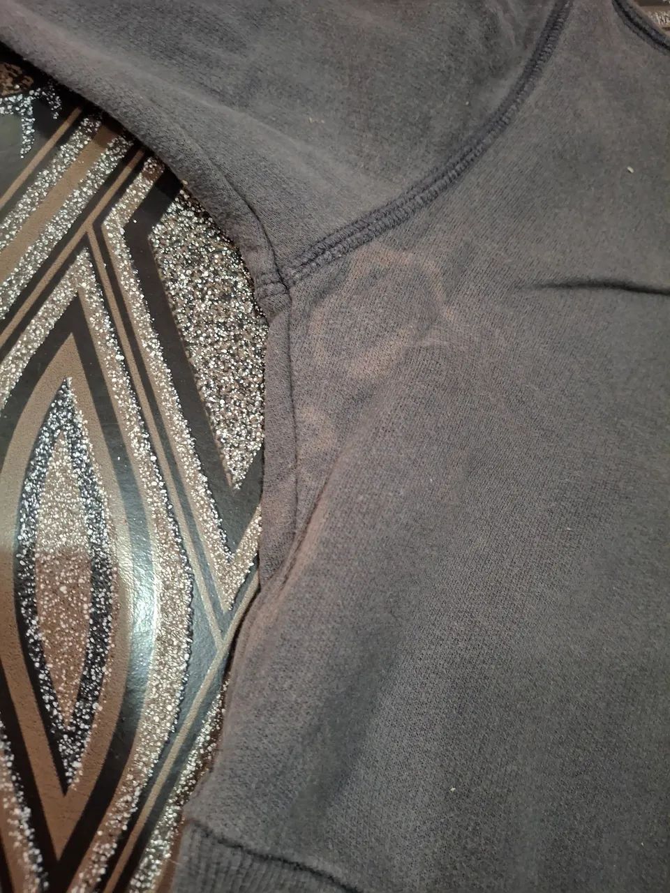 Moletom cropped cinza - Foto 5