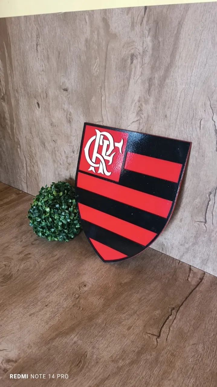escudo flamengo mdf - Foto 2