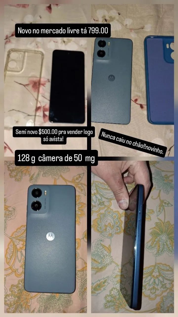 Celular Motorola G O5 novo