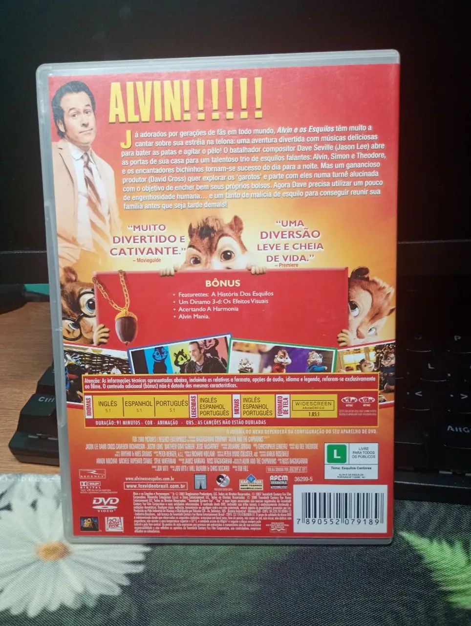DVD do Alvim e os Esquilos  - Foto 2