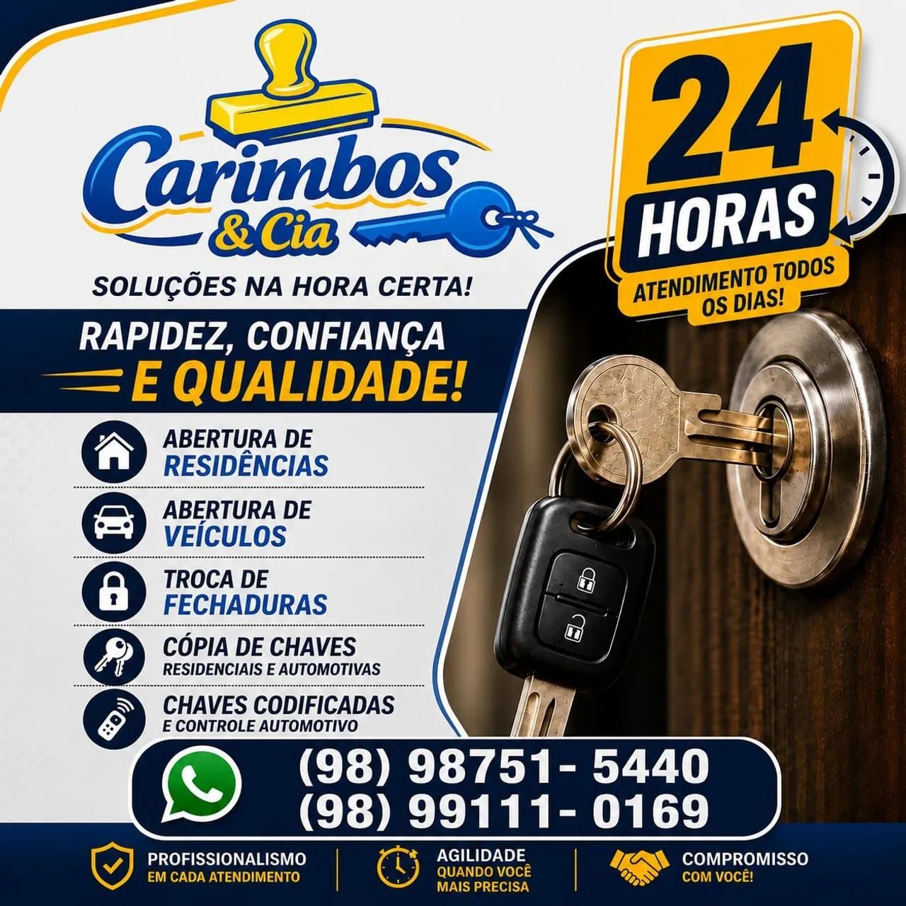 Chaveiro 24 horas 