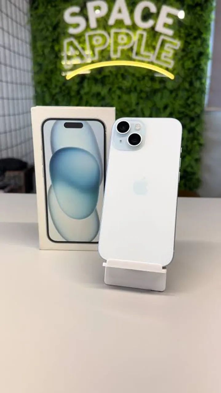 iPhone 15 128GB Seminovo na Caixa + 3 Meses de Garantia