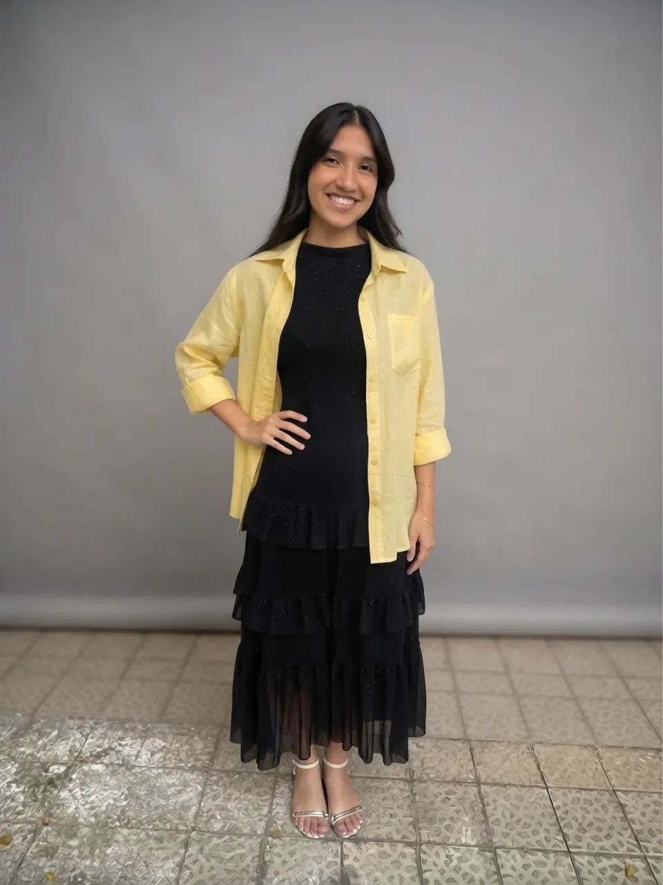 Casaco amarelo  - Foto 4