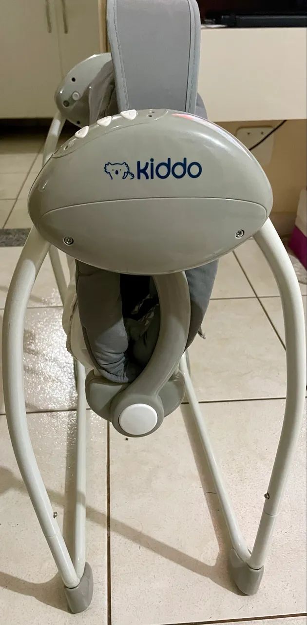 Cadeirinha de Descanso Automático Kiddo Mimo Cinza 0 a 9kg(DOBRÁVEL) - Foto 2