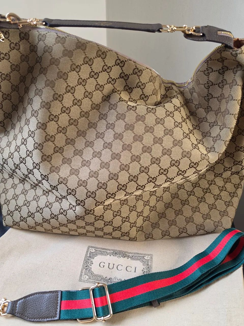 Bolsa Grande Brera da Gucci - Foto 4