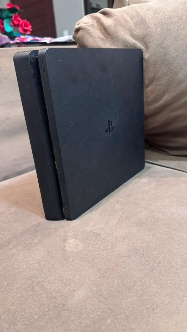 Playstation 4 slim com jogos - Foto 2