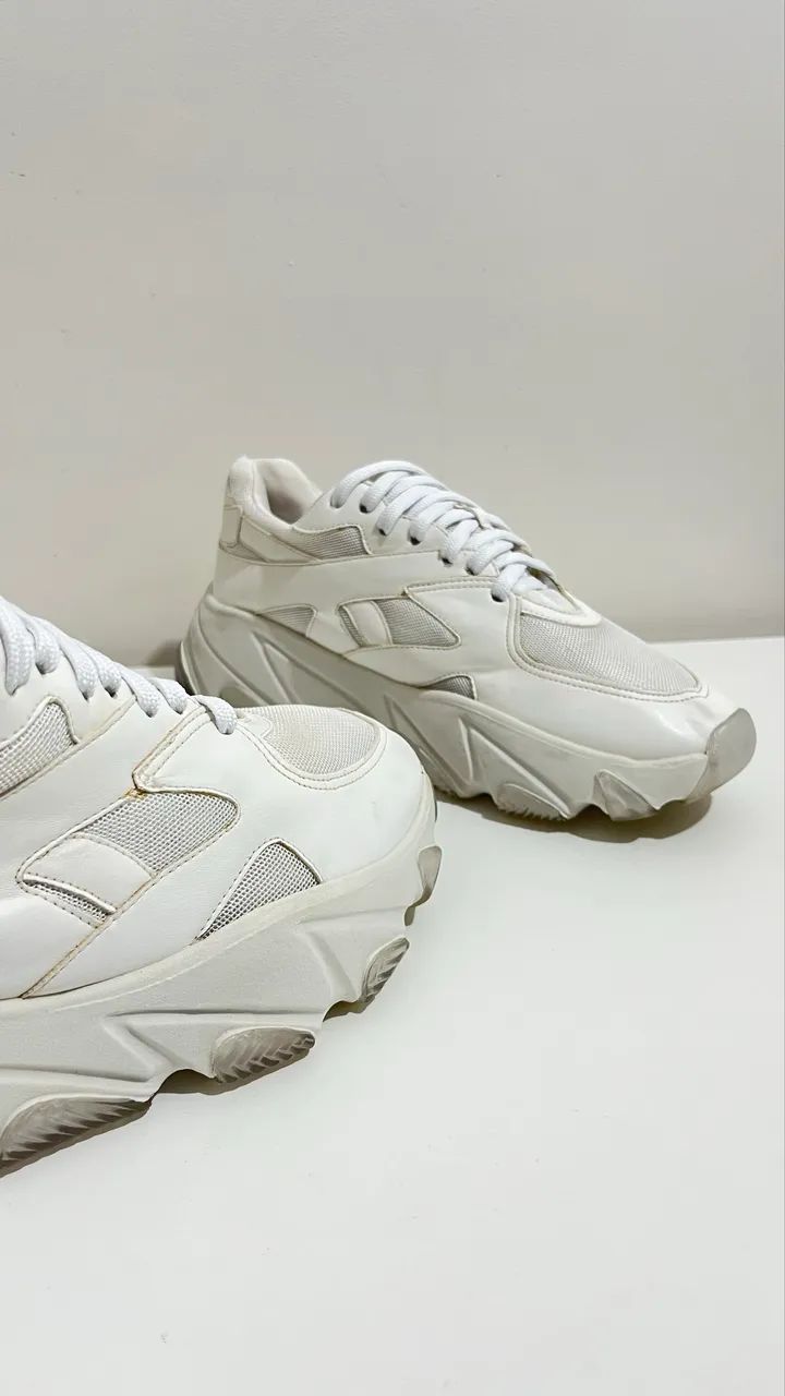 Tênis Chunky branco 38 - Foto 2