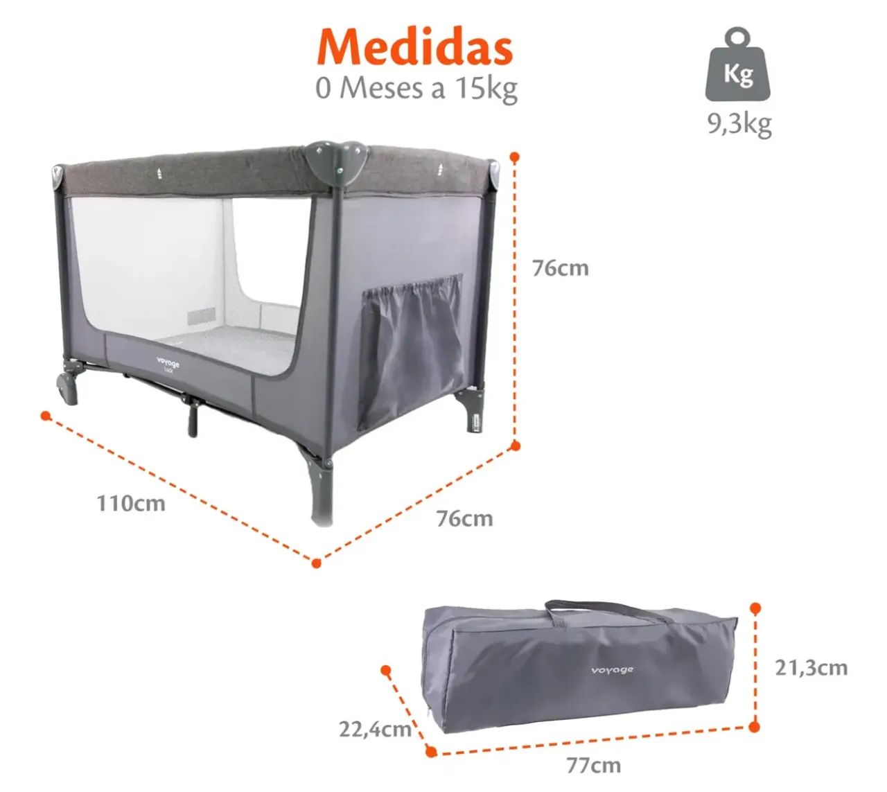Berço portátil  - Foto 6
