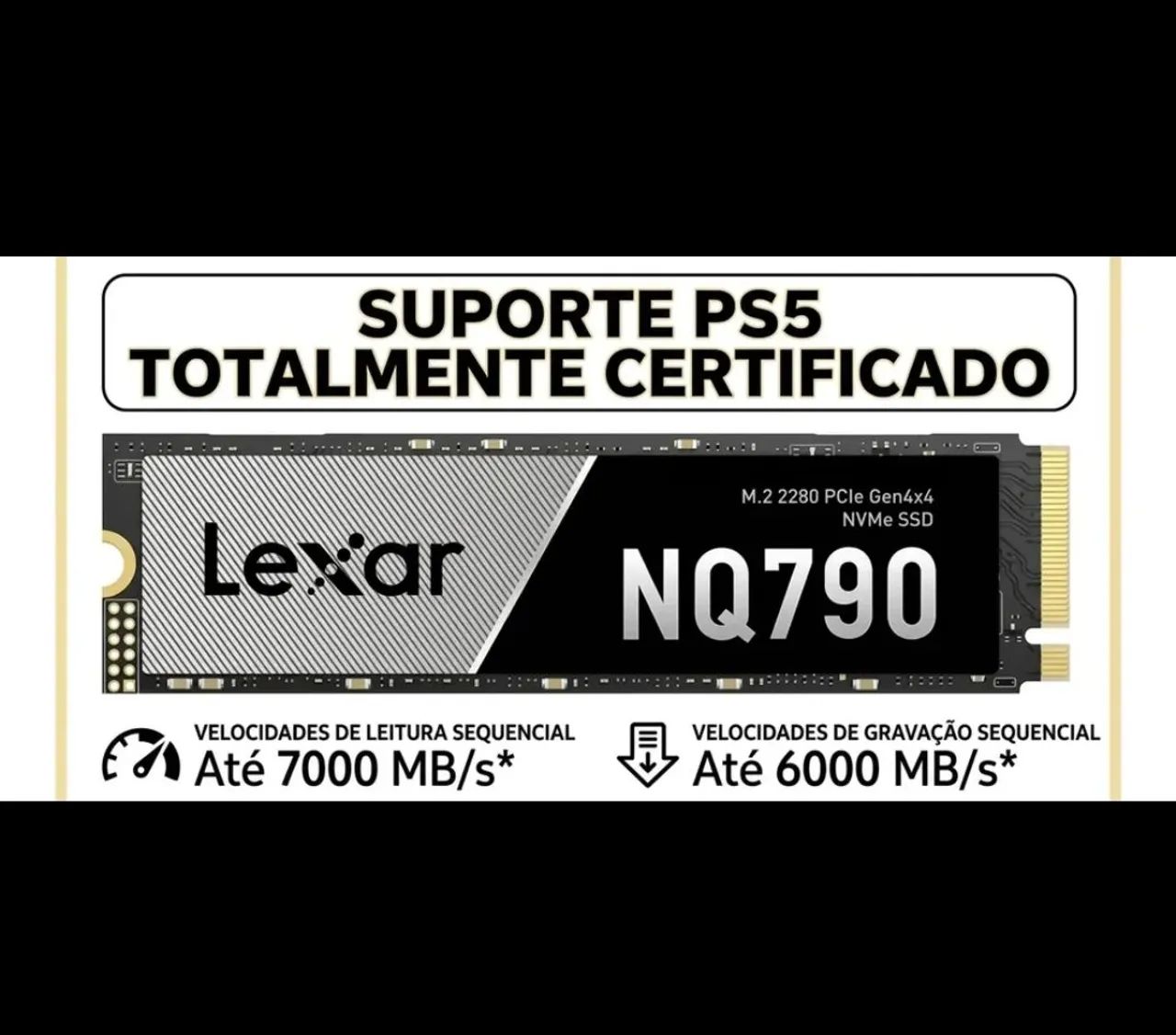 SSD LEXAR NM790 1TB NVMe M.2 PCIe 4.0 Gen4x4 (M.2 2280) - Foto 3