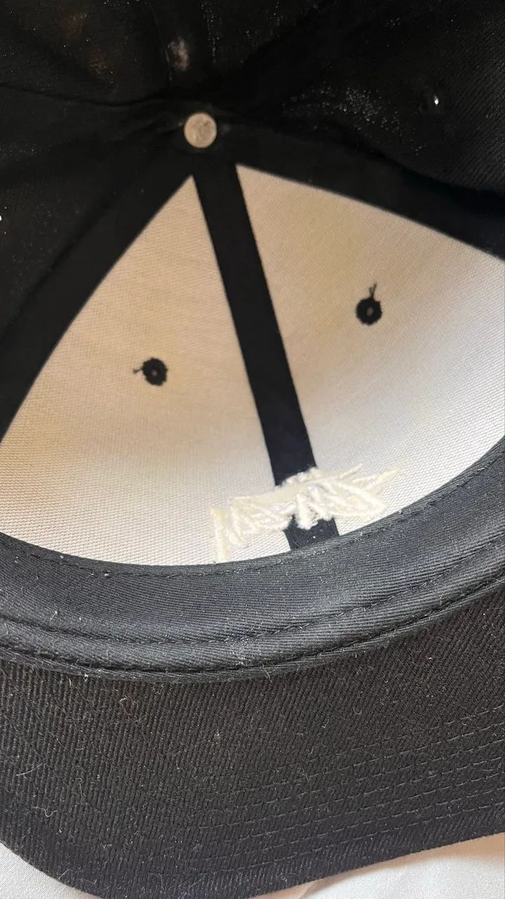 Boné Stussy original snapback preto - Foto 4