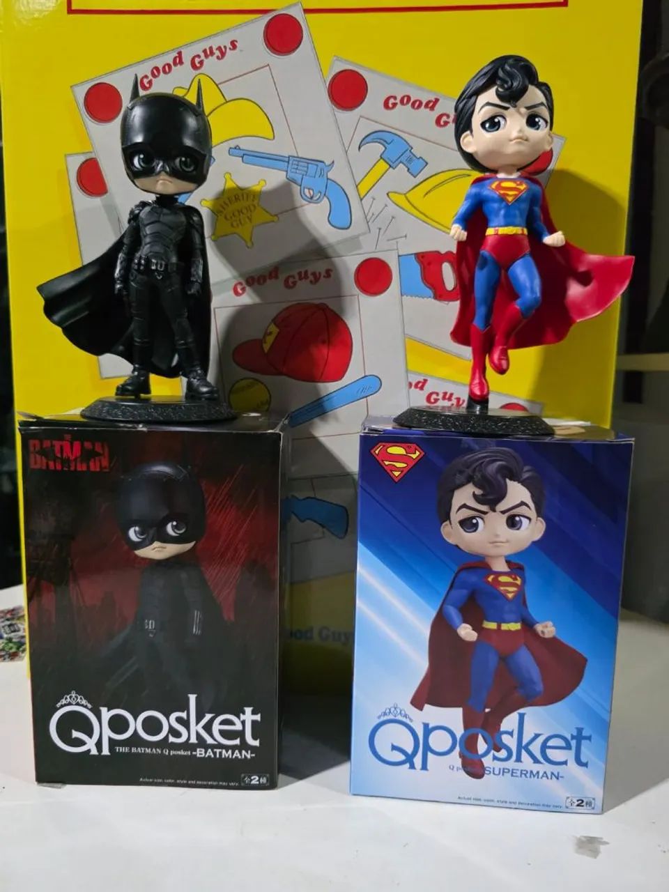 Batman e Superman Qposket (dupla )
