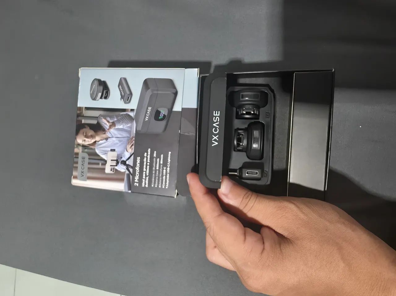 Microfone de lapela VX Case - Foto 3