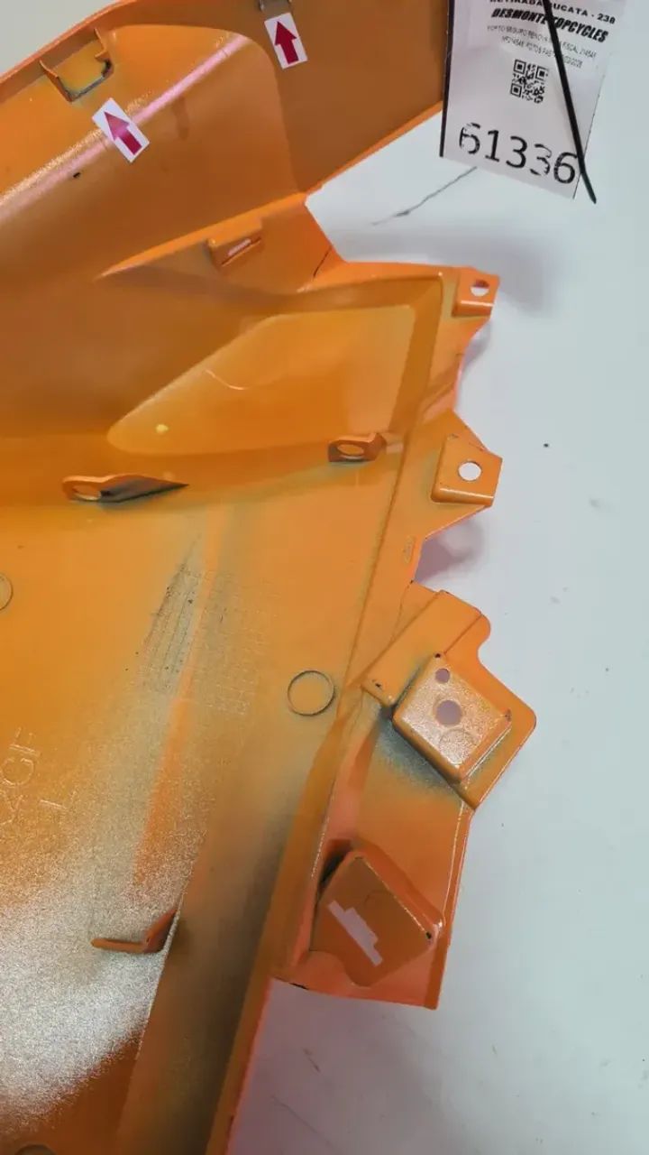 Carenagem Capa Tanque Esq Cg 160 Fan Titan 25/25 C/det 61336 Laranja - Foto 10