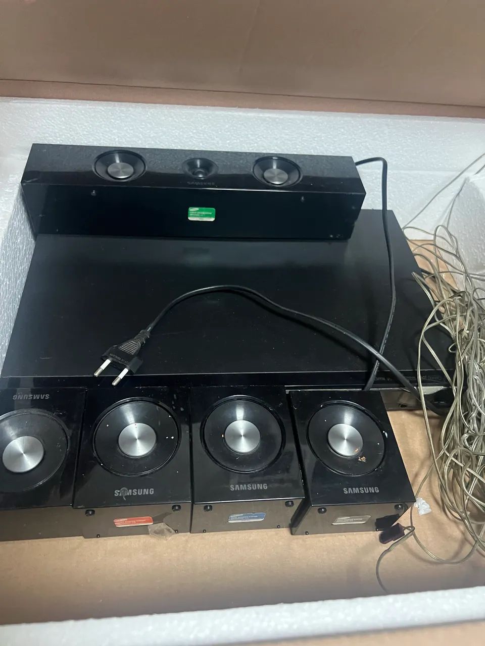 Home theater Samsung com subwoofer 