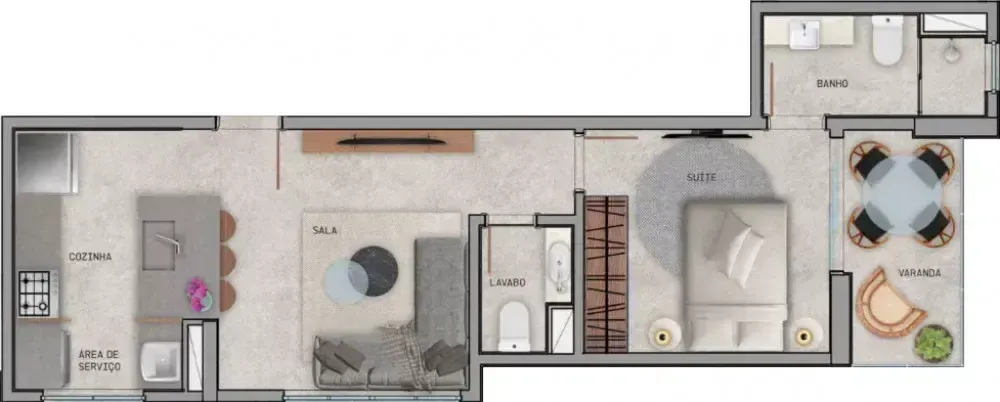 PLANTA 52m²