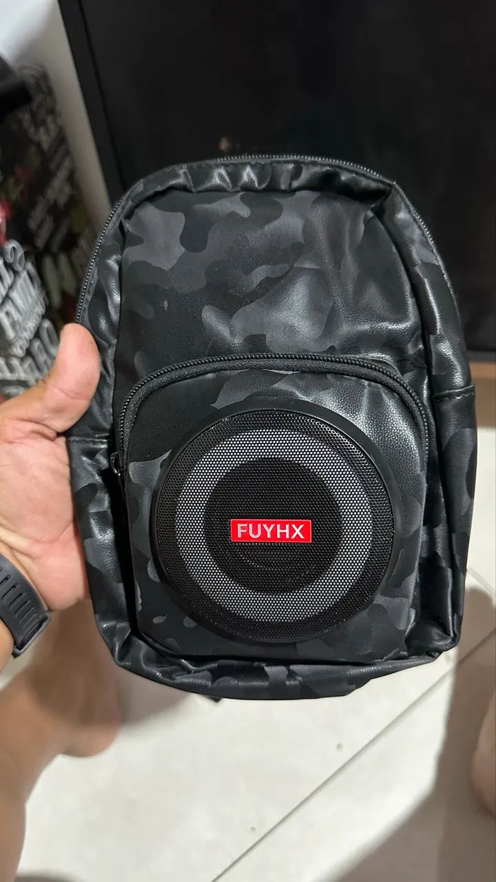 Bolsa + Caixa de som Bluetooth