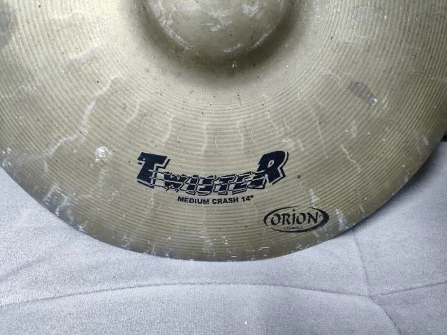 Extensor Cromada com Clamp + Medium Crash 14' Orion Twister - Foto 3