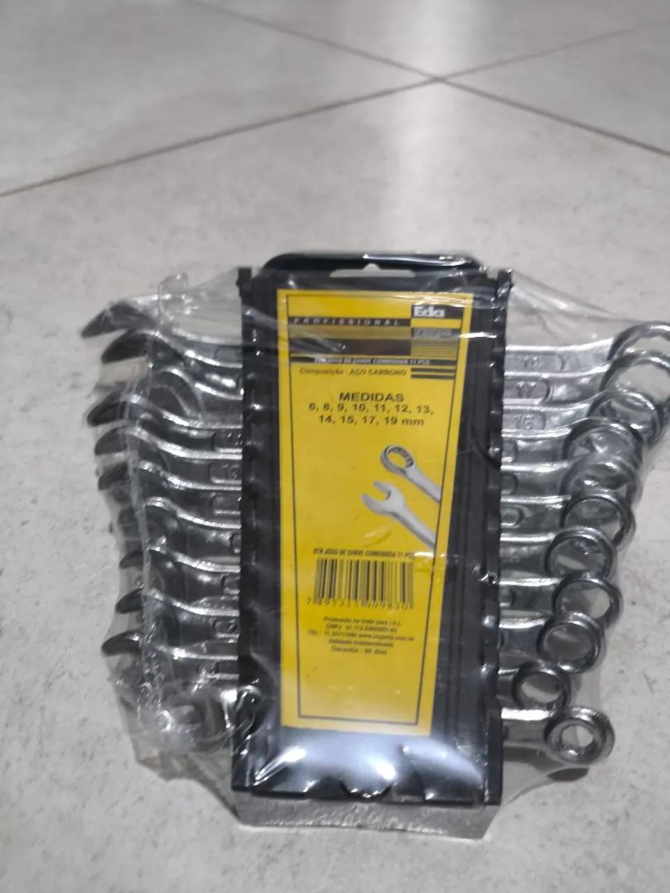 VD JOGO CHAVE COMBINADA COM 11 PCS NOVA LACRADA  - Foto 2