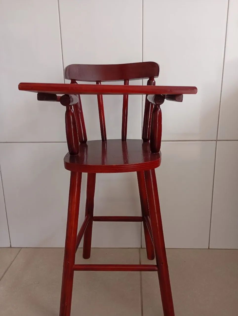Alimentador infantil de madeira  - Foto 2