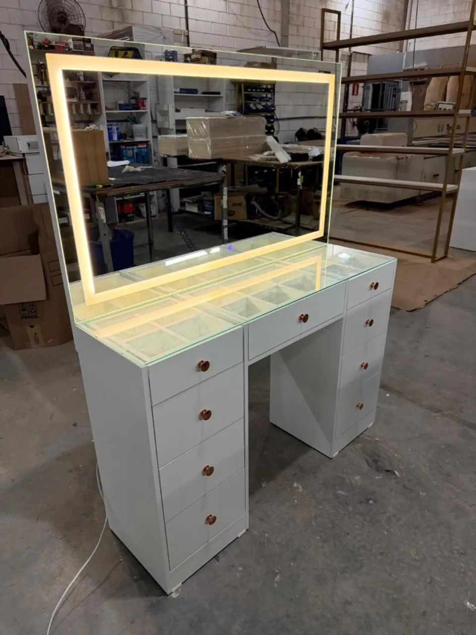 Penteadeira MDF Com LED - Fabricamos sob encomenda 