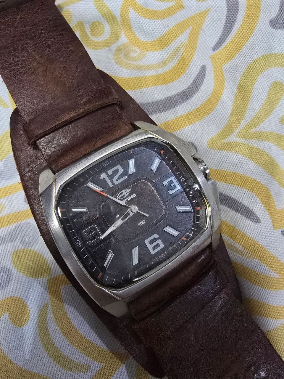 Relogio Mormaii pulseira de couro, extremamente conservado.  - Foto 2