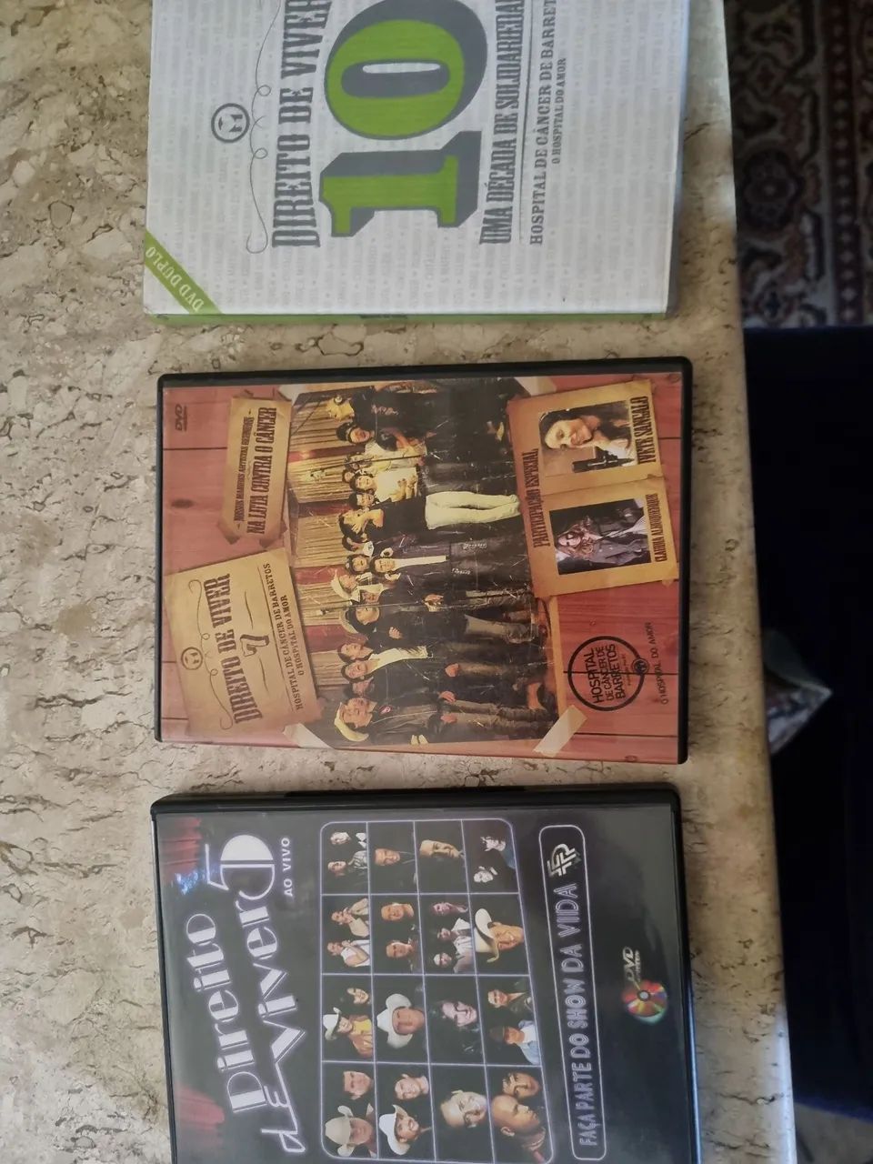 3 dvds direito de viver.