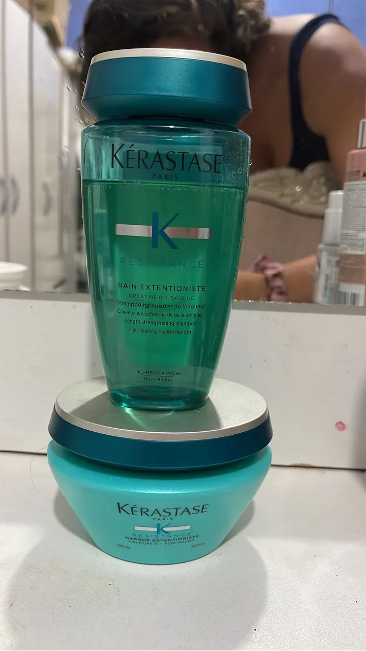 Shampoo e máscara Extentioniste Kerastase