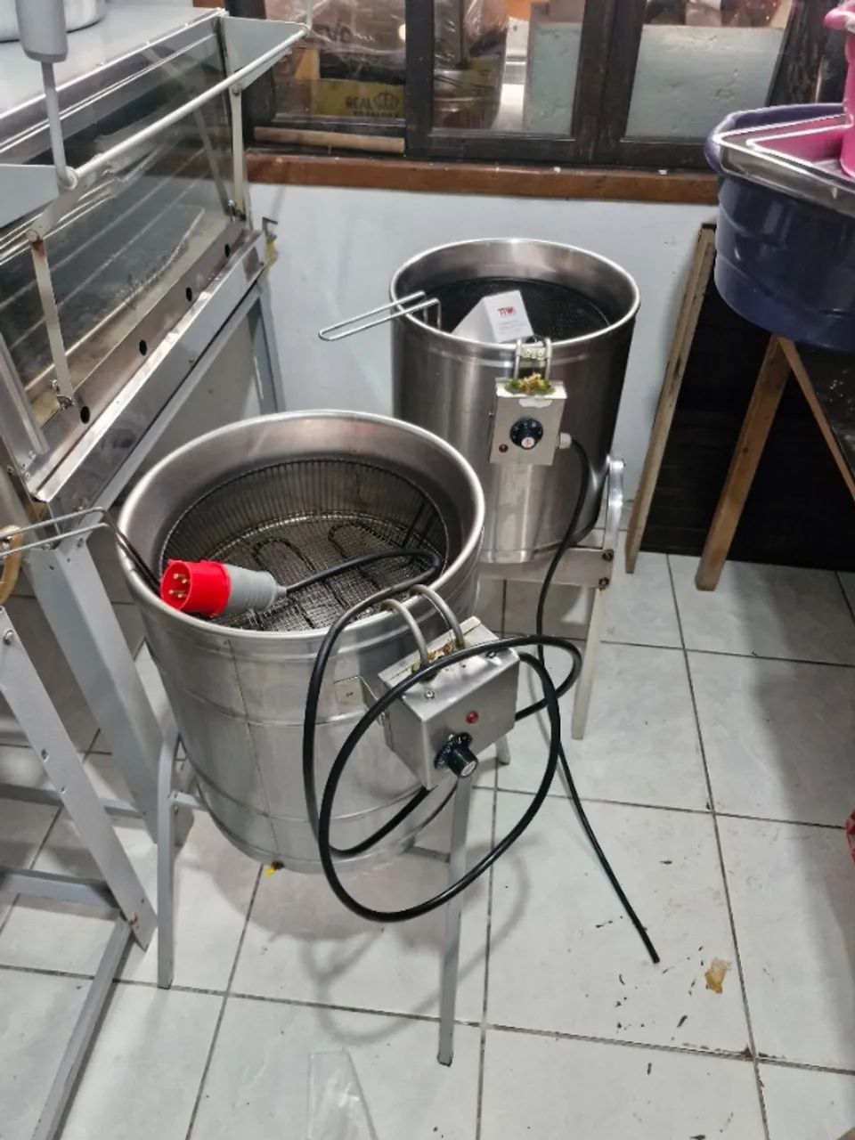 PooLFritadeira a óleo industrial 