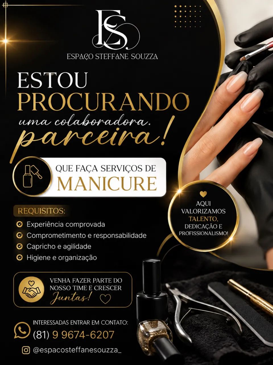 Colaboradora parceira (MANICURE)