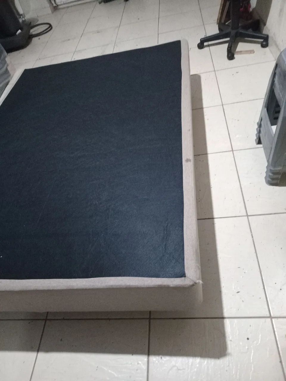 Cama box casal padrão 138x188 base reformada  - Foto 3