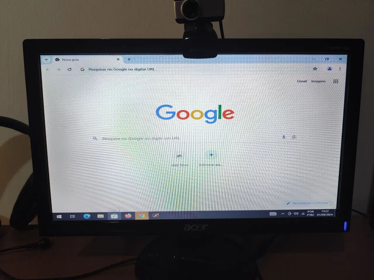 Computador completo com headset webcam teclado gabinete mouse  - Foto 3