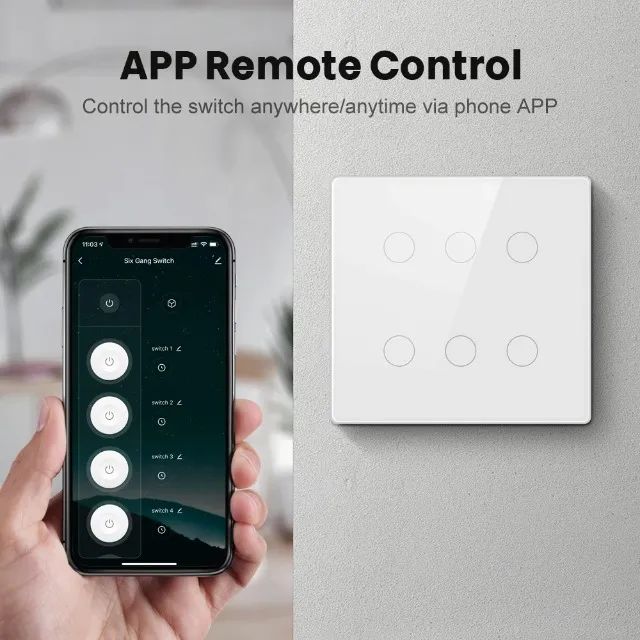Interruptor Inteligente Wi-Fi Avatto - 2 e 3 Teclas