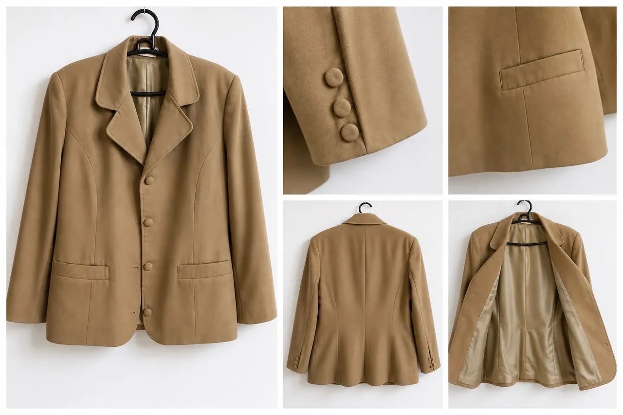 Blazer Vintage Verde Oliva - Clássico e Elegante