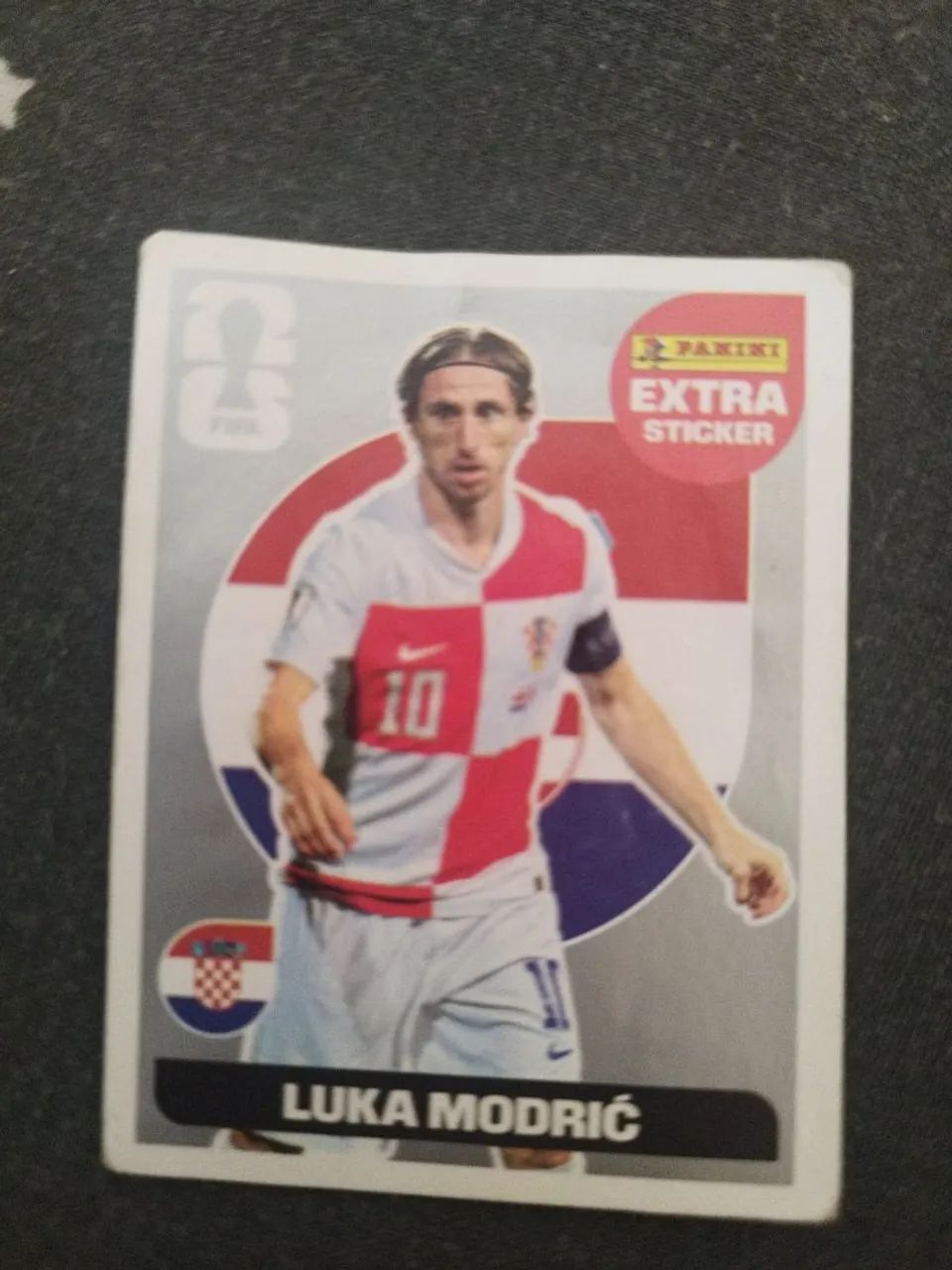 Extra Sticker Luka Modri? Prata Legend da copa do mundo de 2026